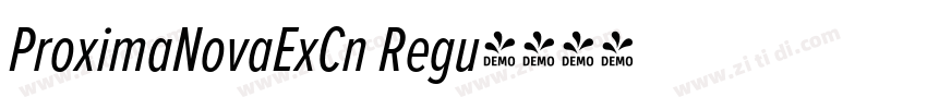 ProximaNovaExCn Regu字体转换 ProximaNovaExCn Regu字体转换